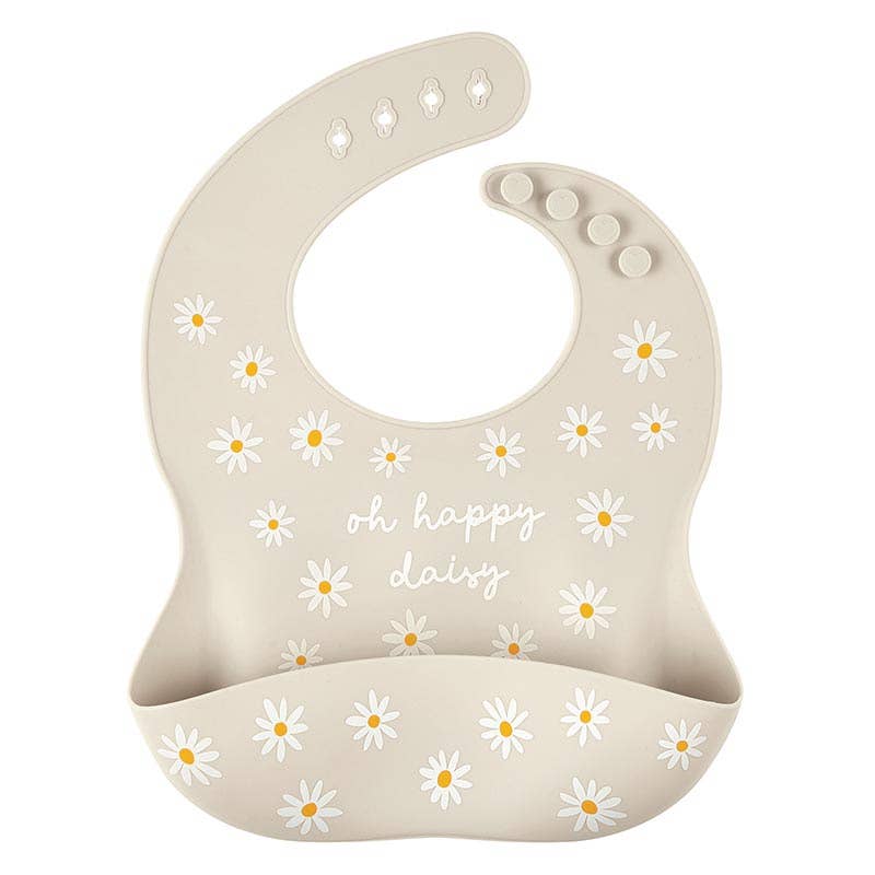 Silicone Bib - Oh Happy Daisy