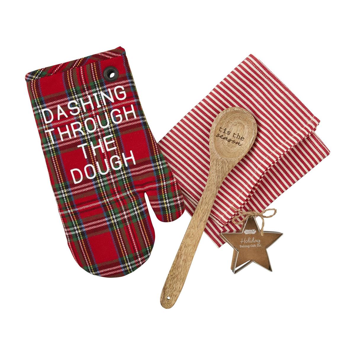 Dashing Through the Dough Oven Mitt Towel Set