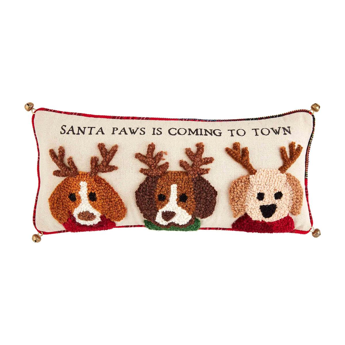 Santa Paws is Coming to Town Pillows