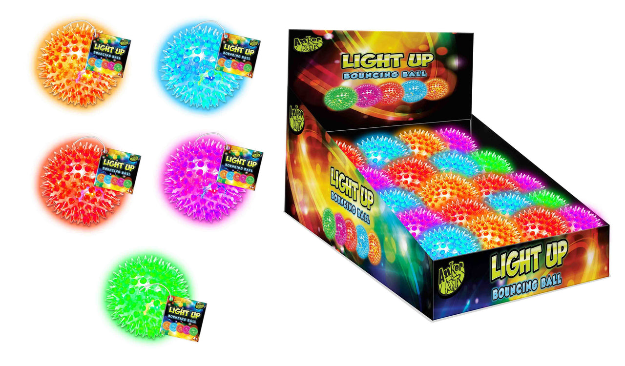 Light Up Bouncing Ball - Spiky