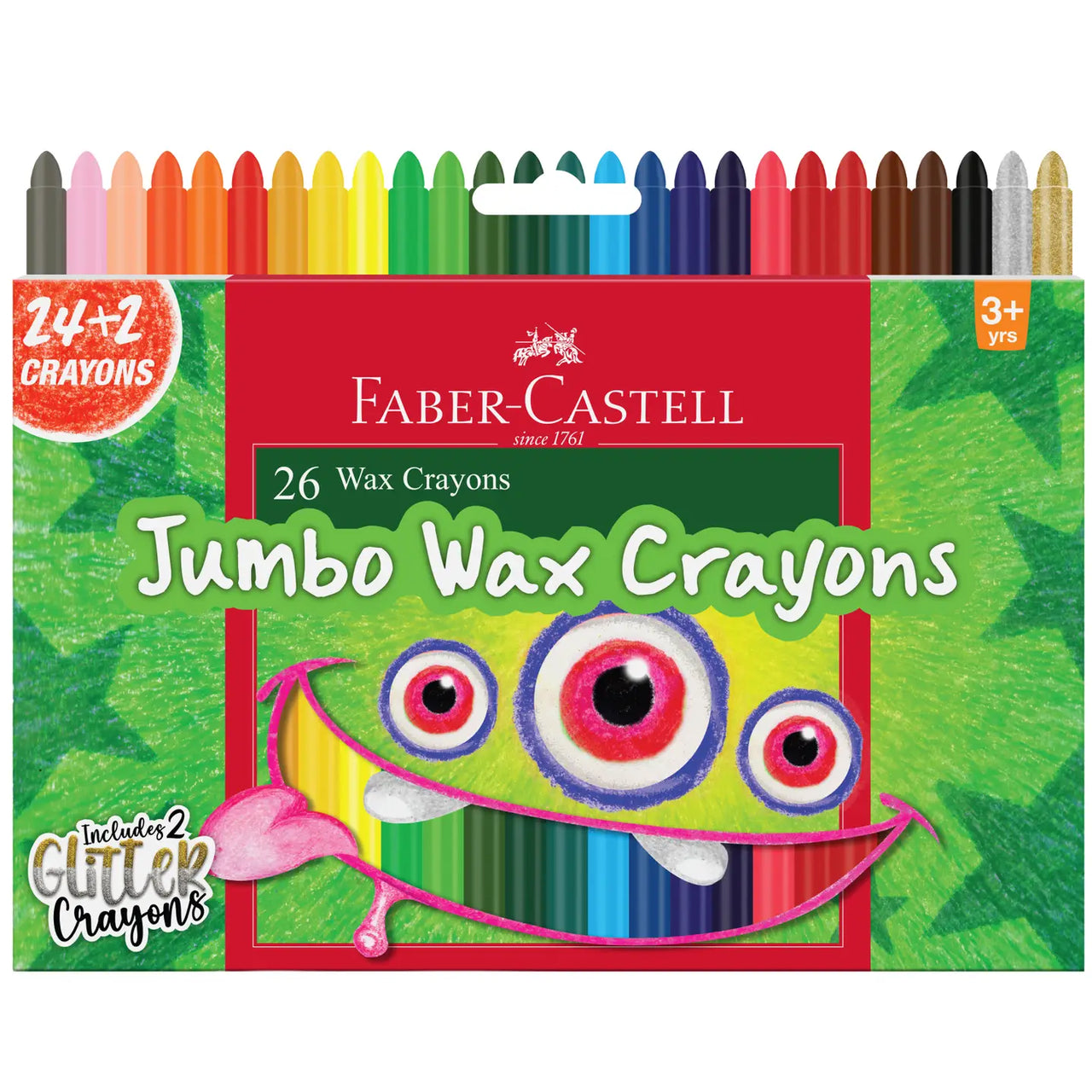 26 Jumbo Wax Crayons