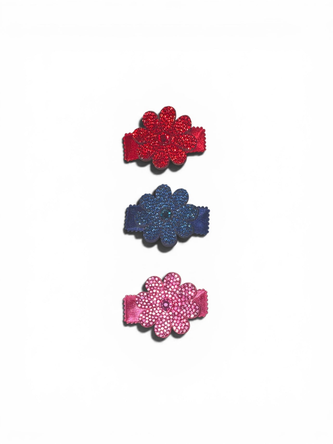 Crystallized Hair Clips | Flowers