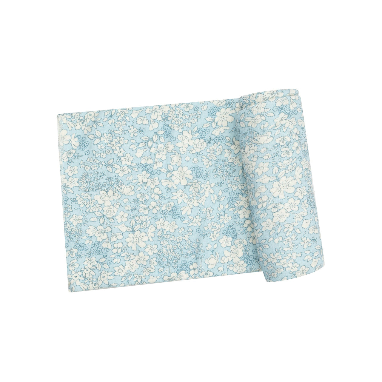 Ribbed Swaddle Blanket | Blue Meadow Floral