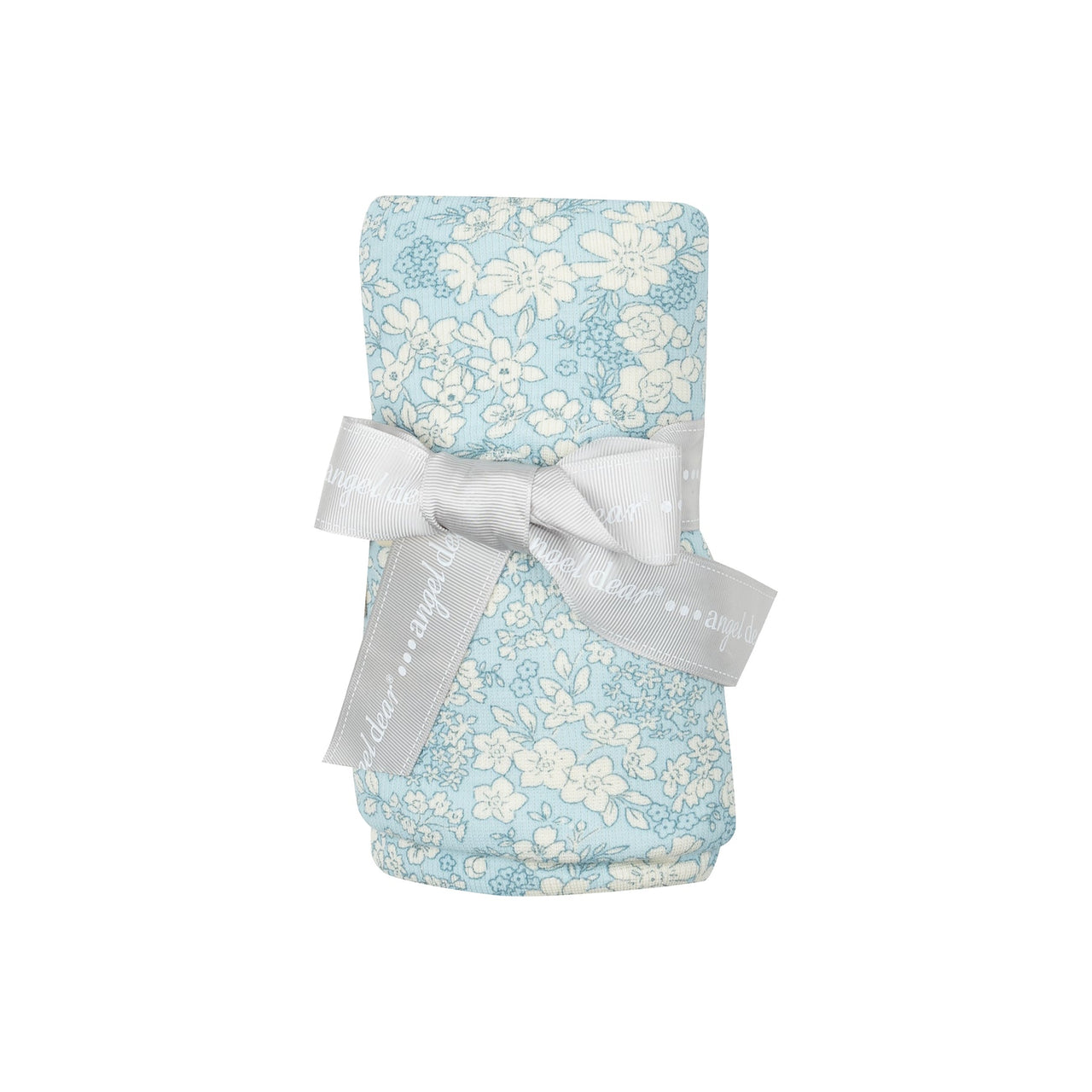 Ribbed Swaddle Blanket | Blue Meadow Floral