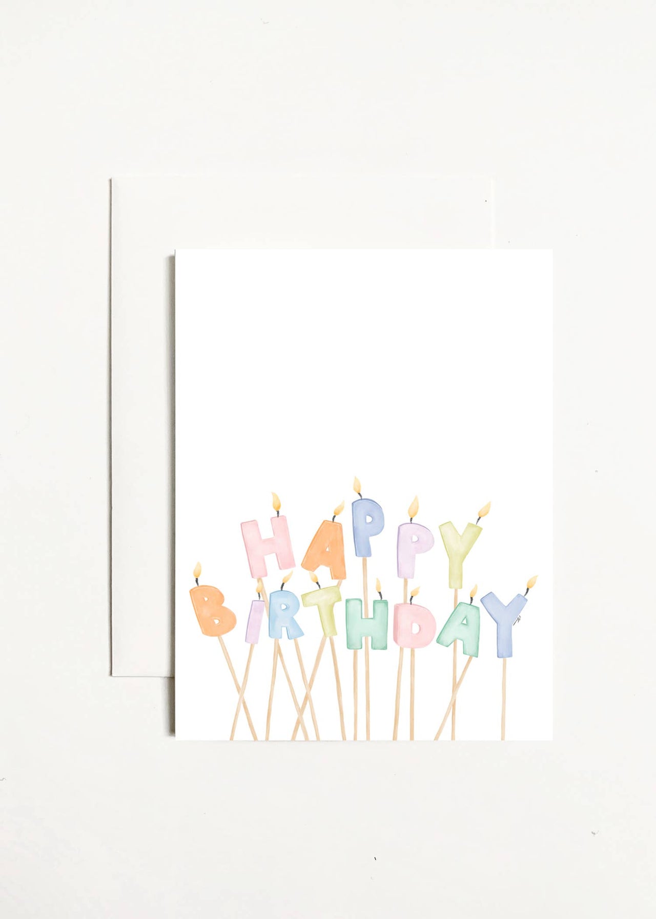 Happy Birthday - Candles | Greeting Card