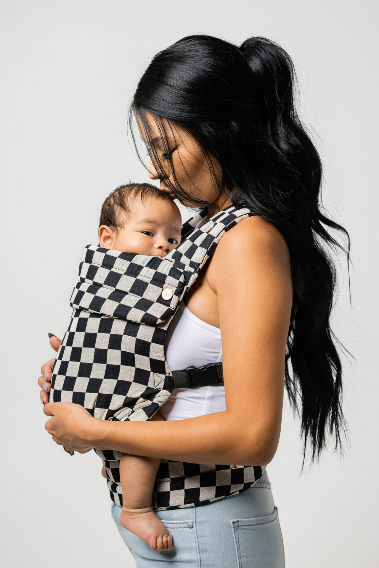 The Monarch Baby Carrier | Ebony Check