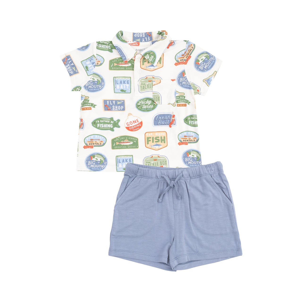 Polo Shirt & Short Set | Bait Shop **FINAL SALE**