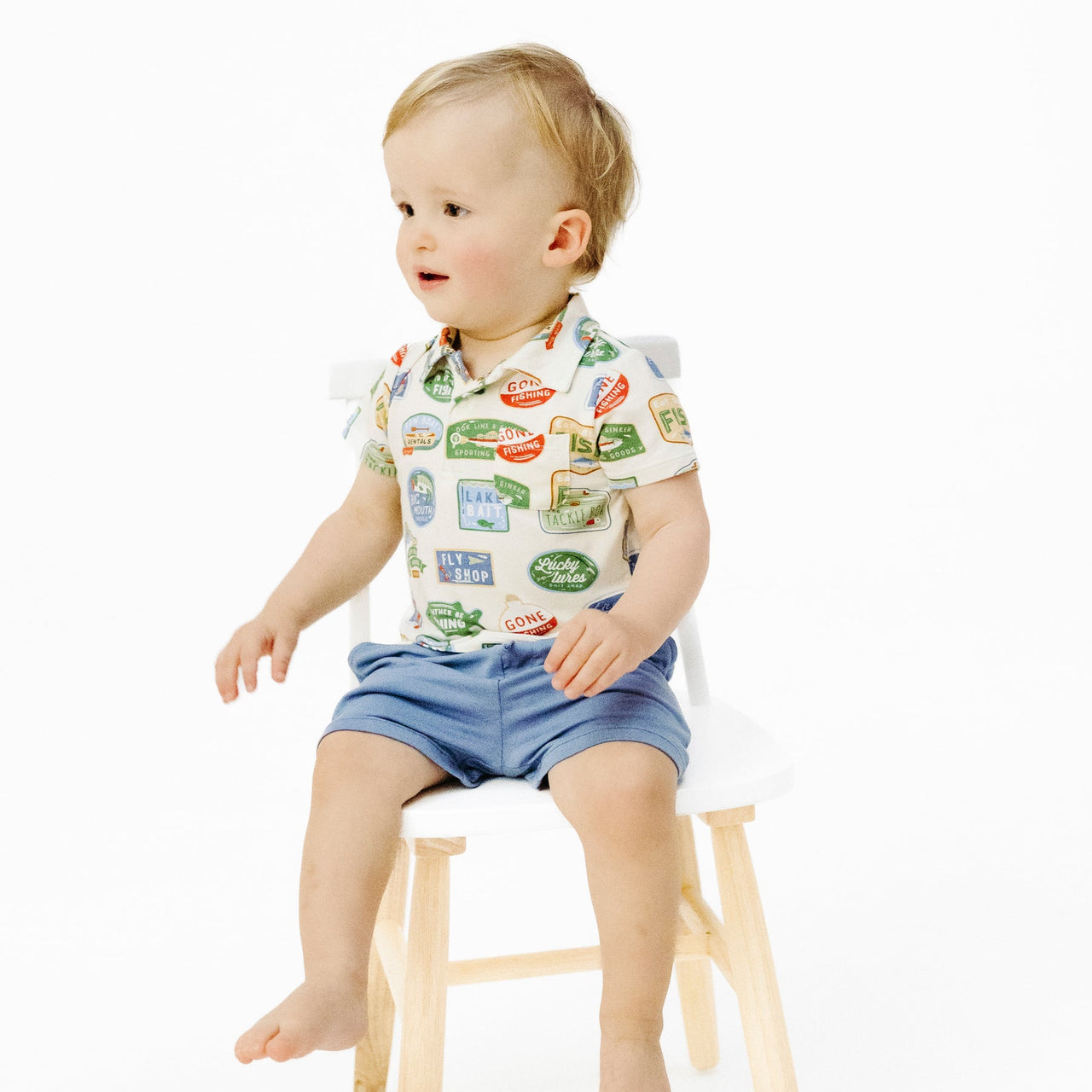 Polo Shirt & Short Set | Bait Shop **FINAL SALE**