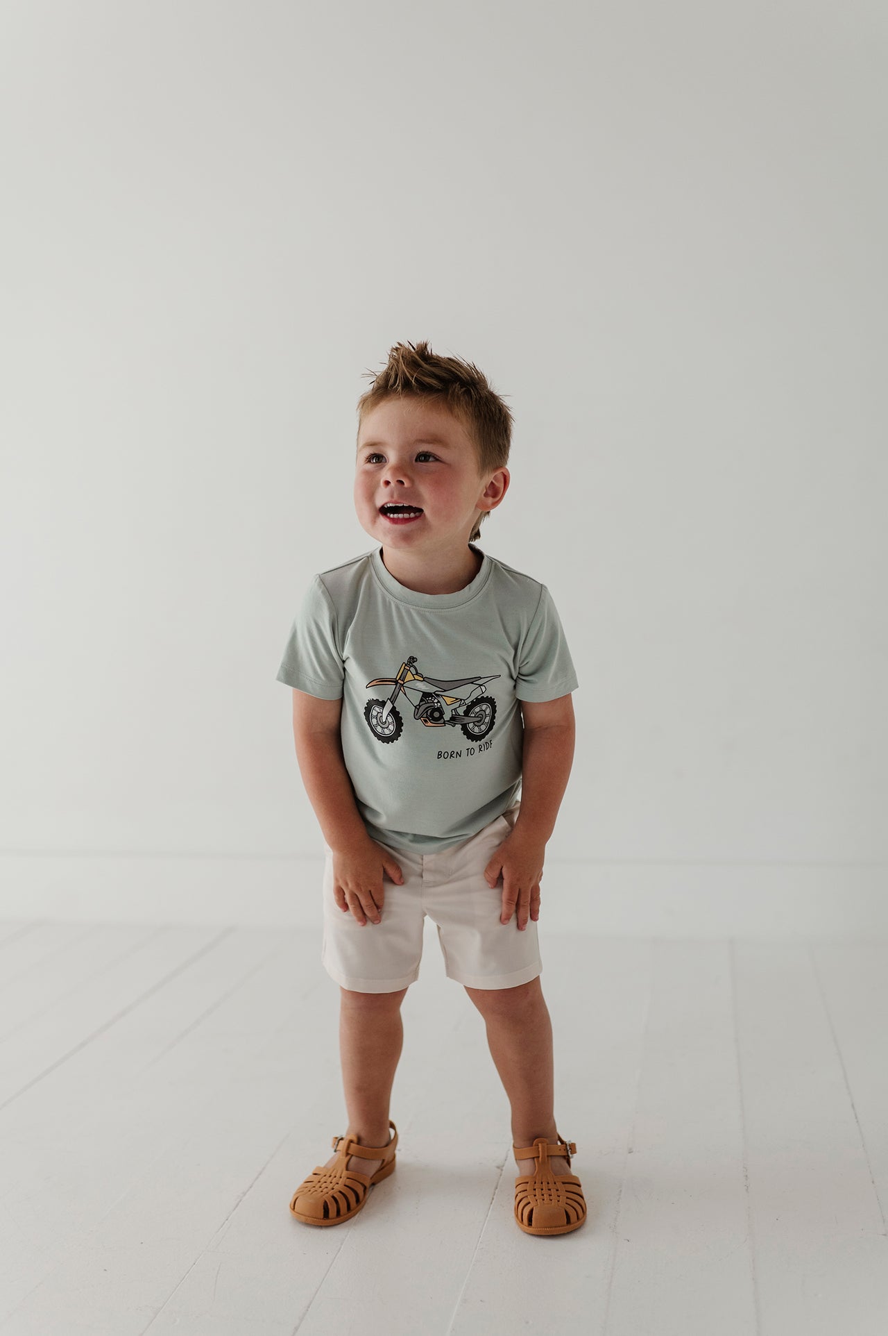 Boy's Short Sleeve Tee | Born to Ride