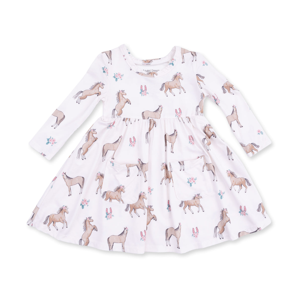 Twirly Long Sleeve Dress | I Love Horses