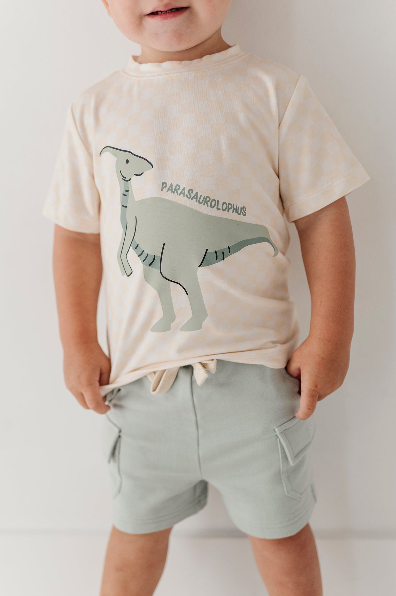 Boy's Short Sleeve Tee | Parasaurolophus
