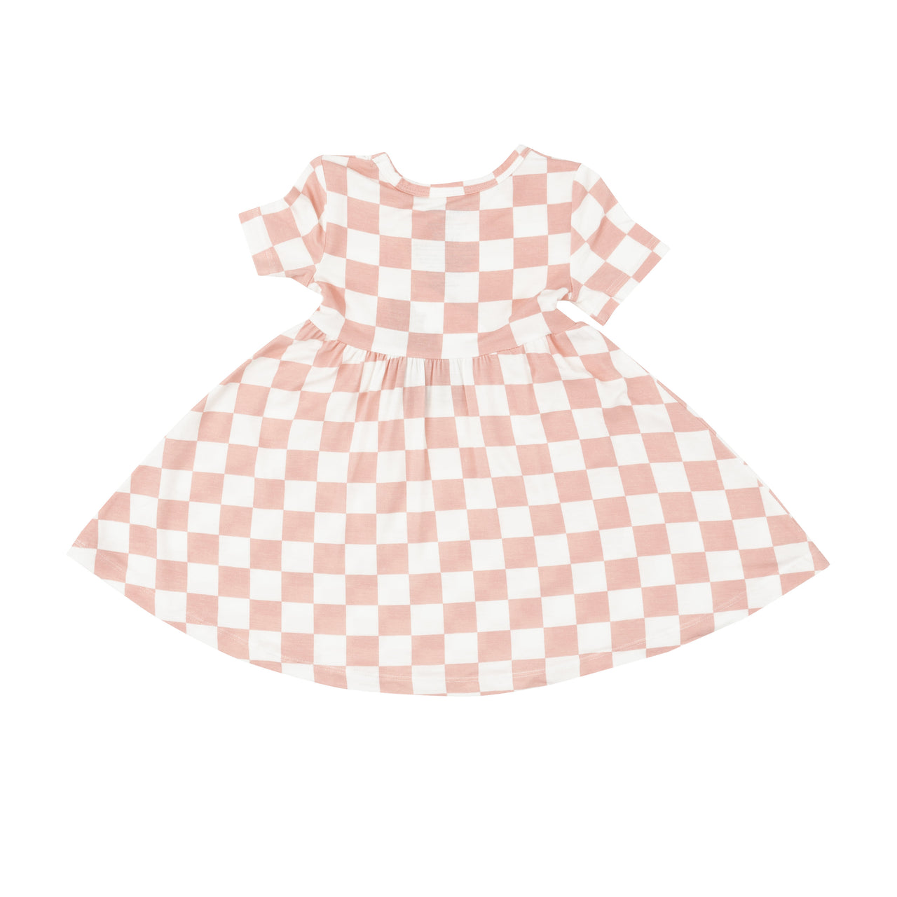 Twirly Dress | Checkerboard Pink