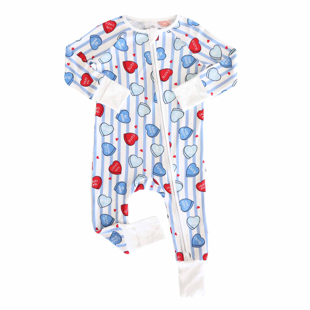Sweet Like Candy Convertible Zip Romper | Blue