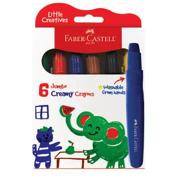 Jumbo Creamy Crayons 6 Ct