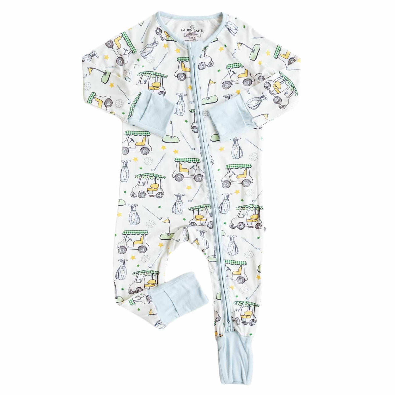 Country Club Cuties Convertible Zip Romper | Blue **FINAL SALE**