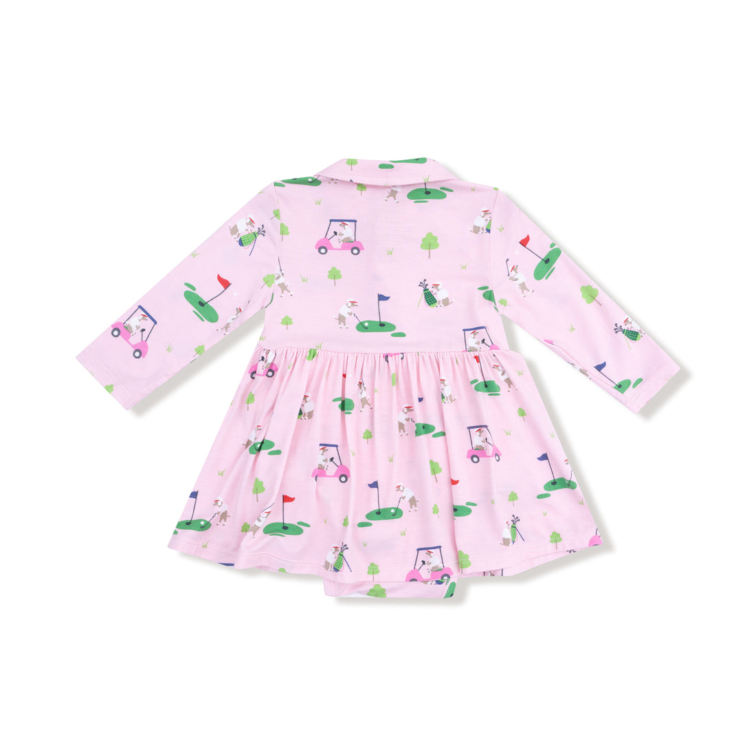Long Sleeve Bodysuit Dress | Dog Gone Pink