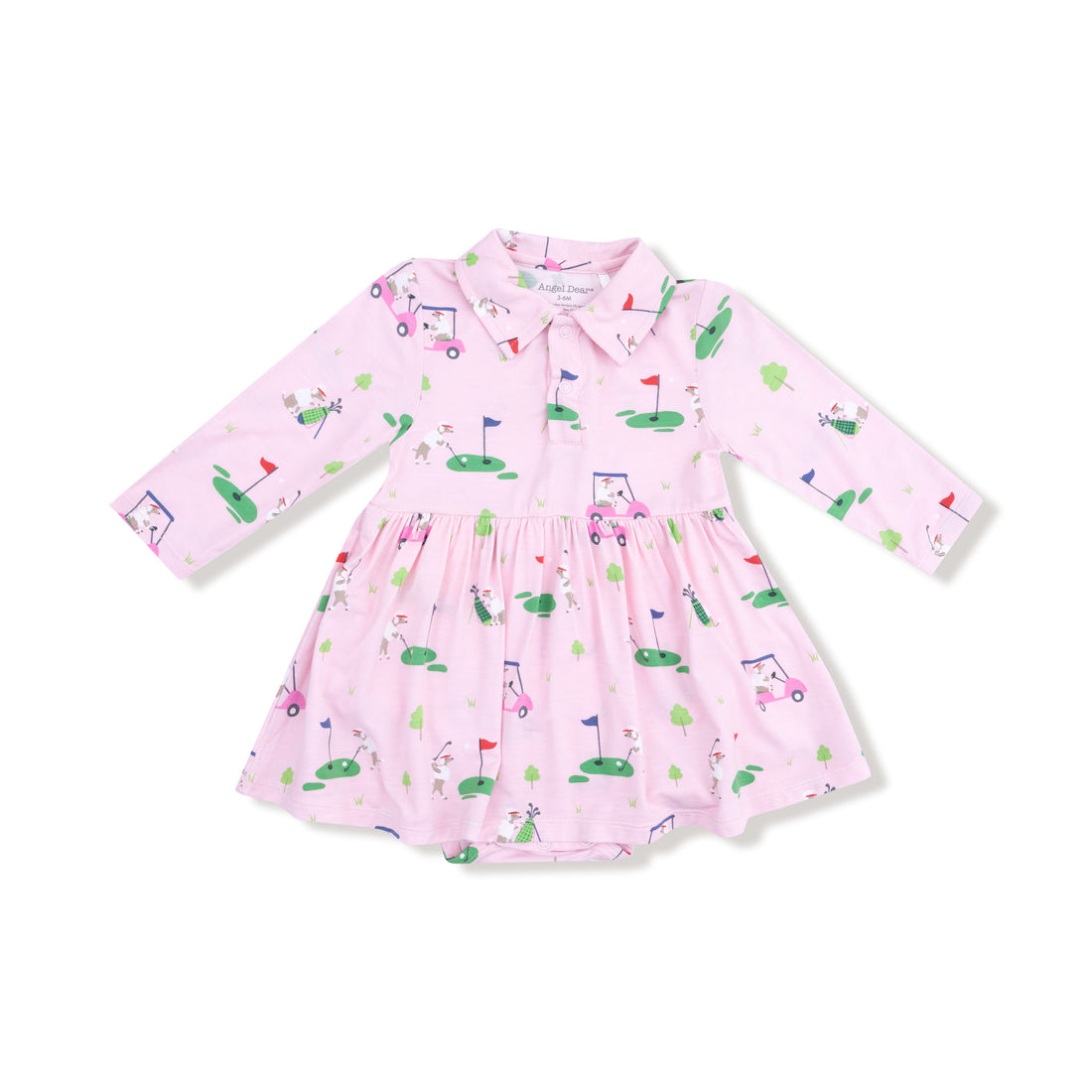 Long Sleeve Bodysuit Dress | Dog Gone Pink
