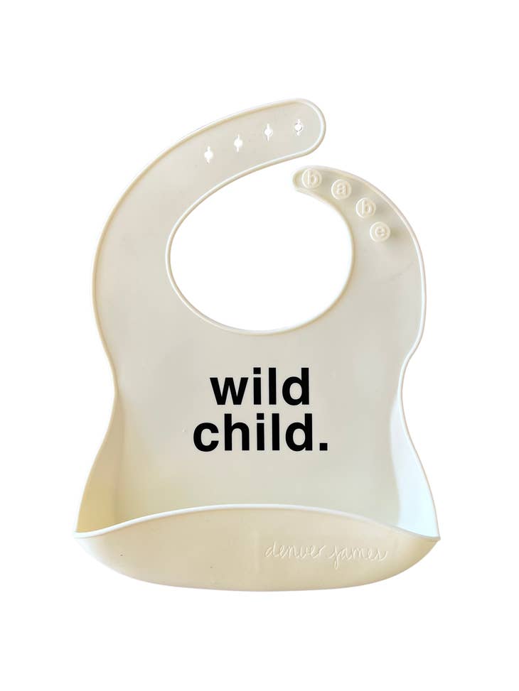 Silicone Bib- Wild Child