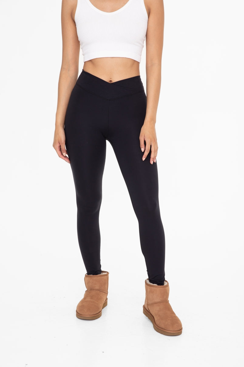 Venice Crossover Waist Leggings **FINAL SALE**