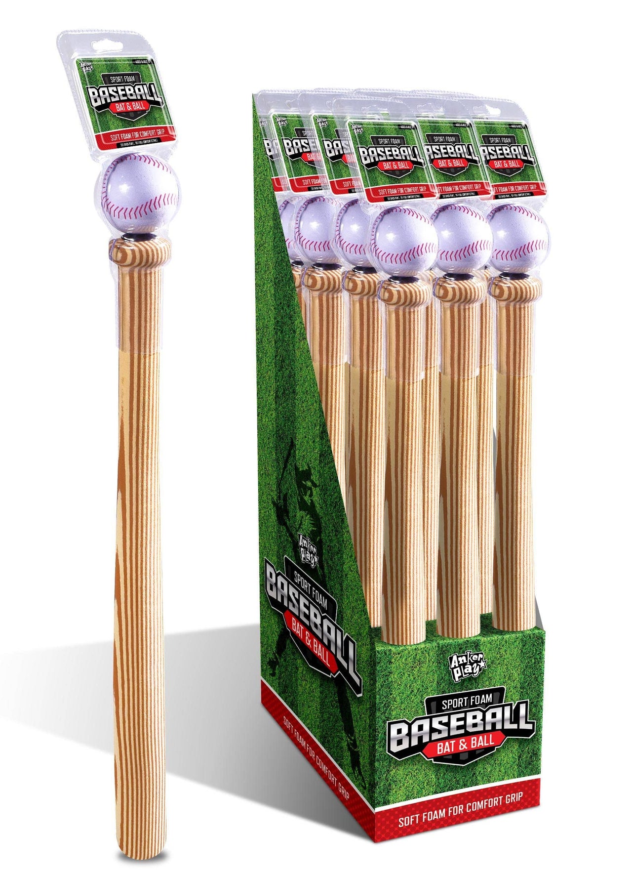 Sport Foam Baseball Bat & Ball