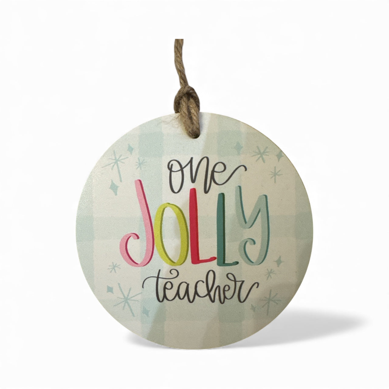 One Jolly Teacher Ornament