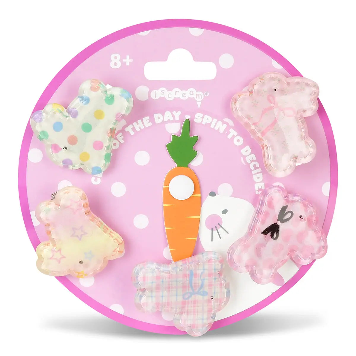 Bunny Hair Clips Set