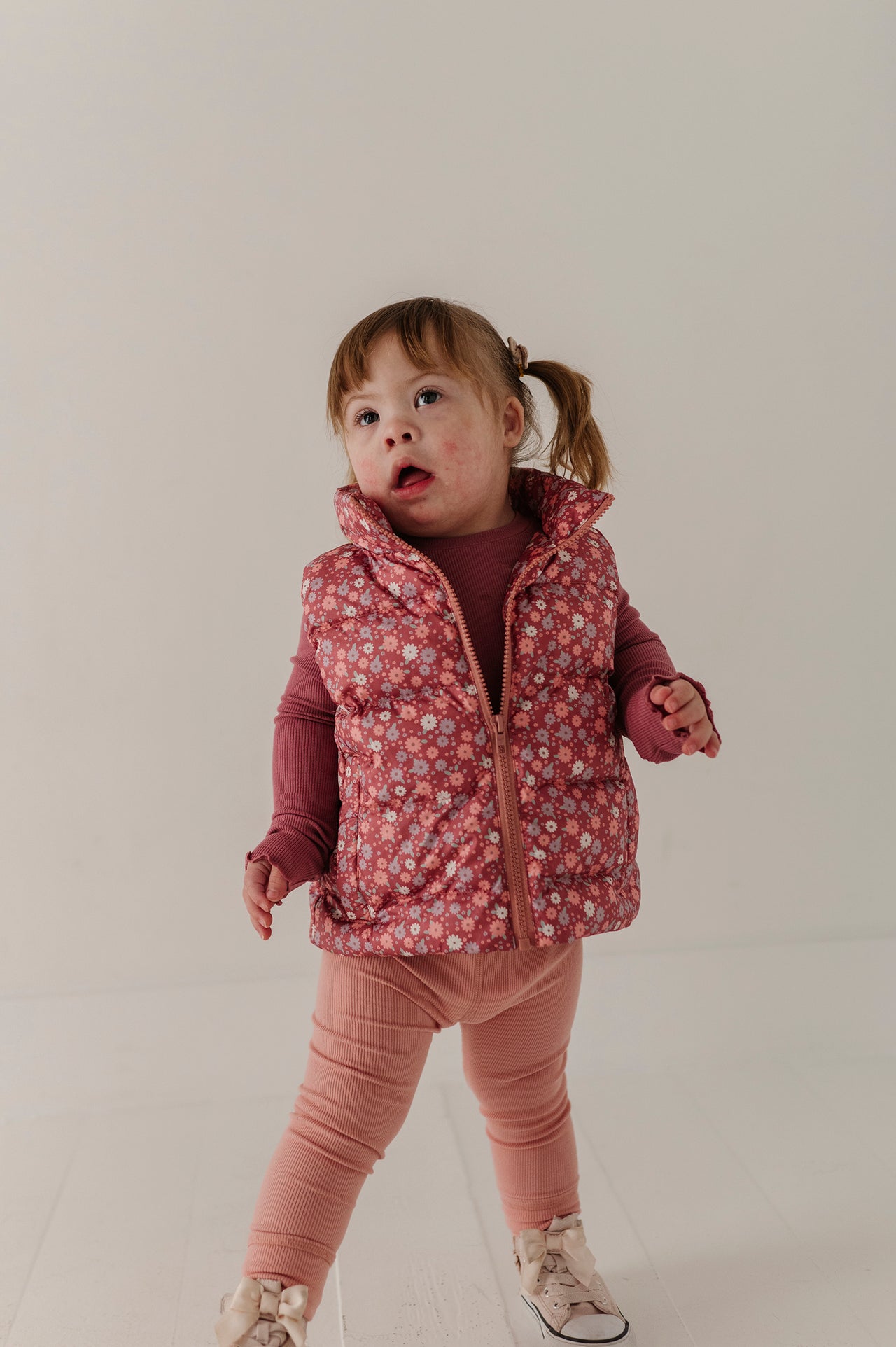 Kid's Puffer Vest | Tiny Petals