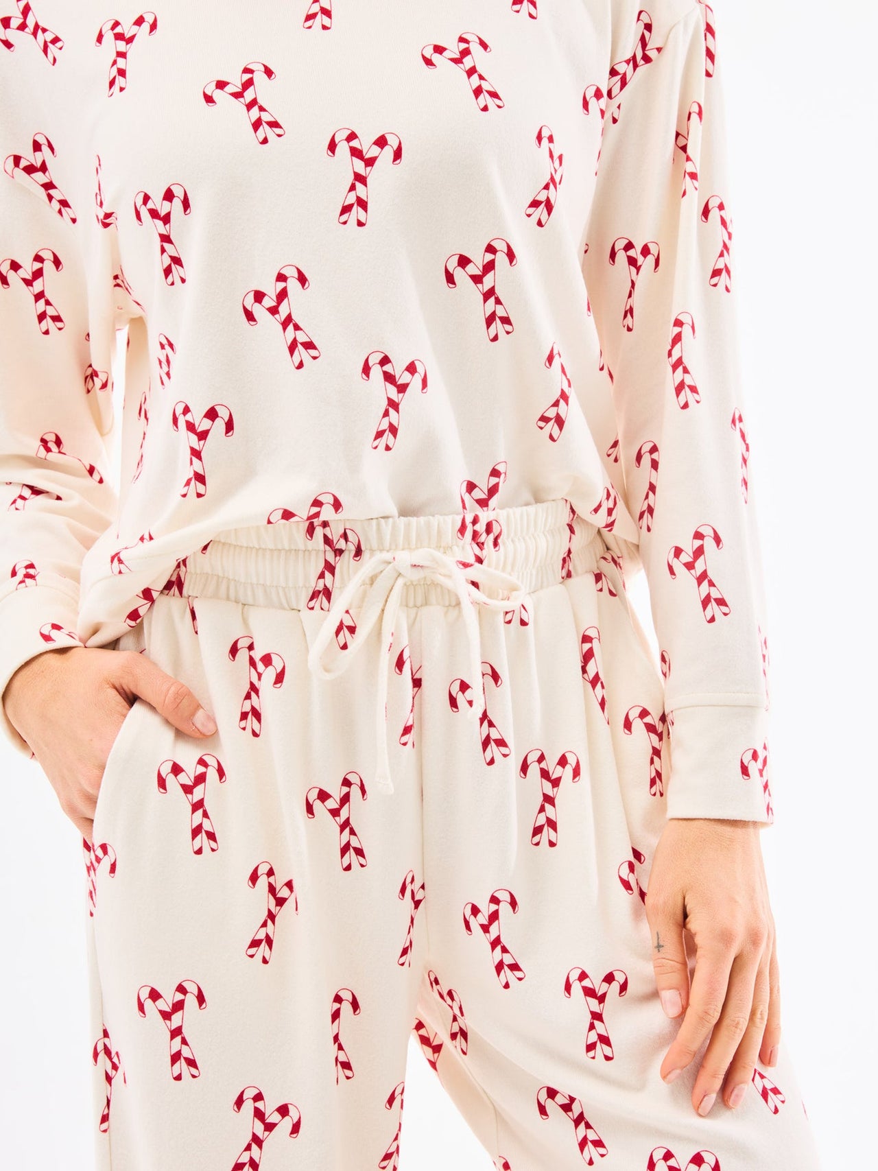 Sophie Wide Leg Pants Set | Candy Canes