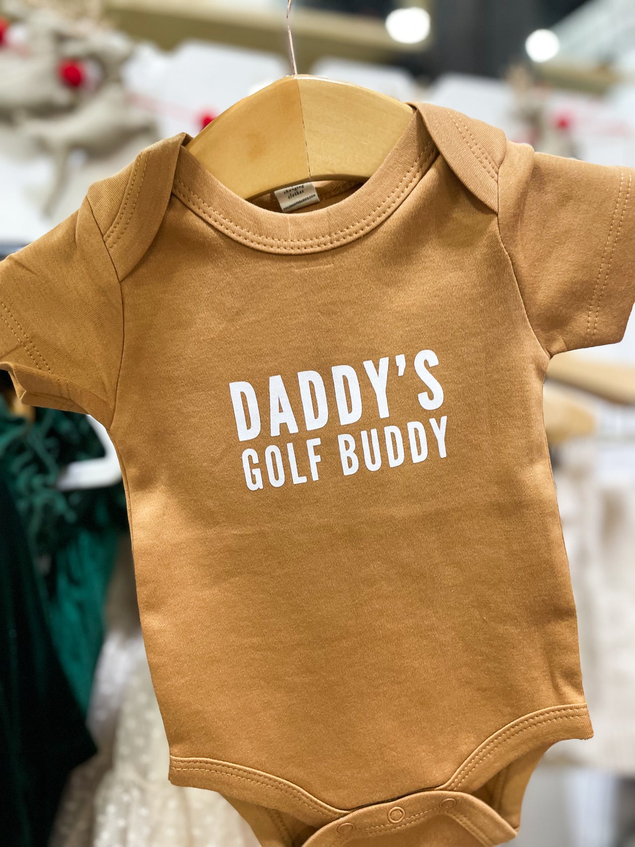 Daddy's Golf Buddy Bodysuit | Ginger