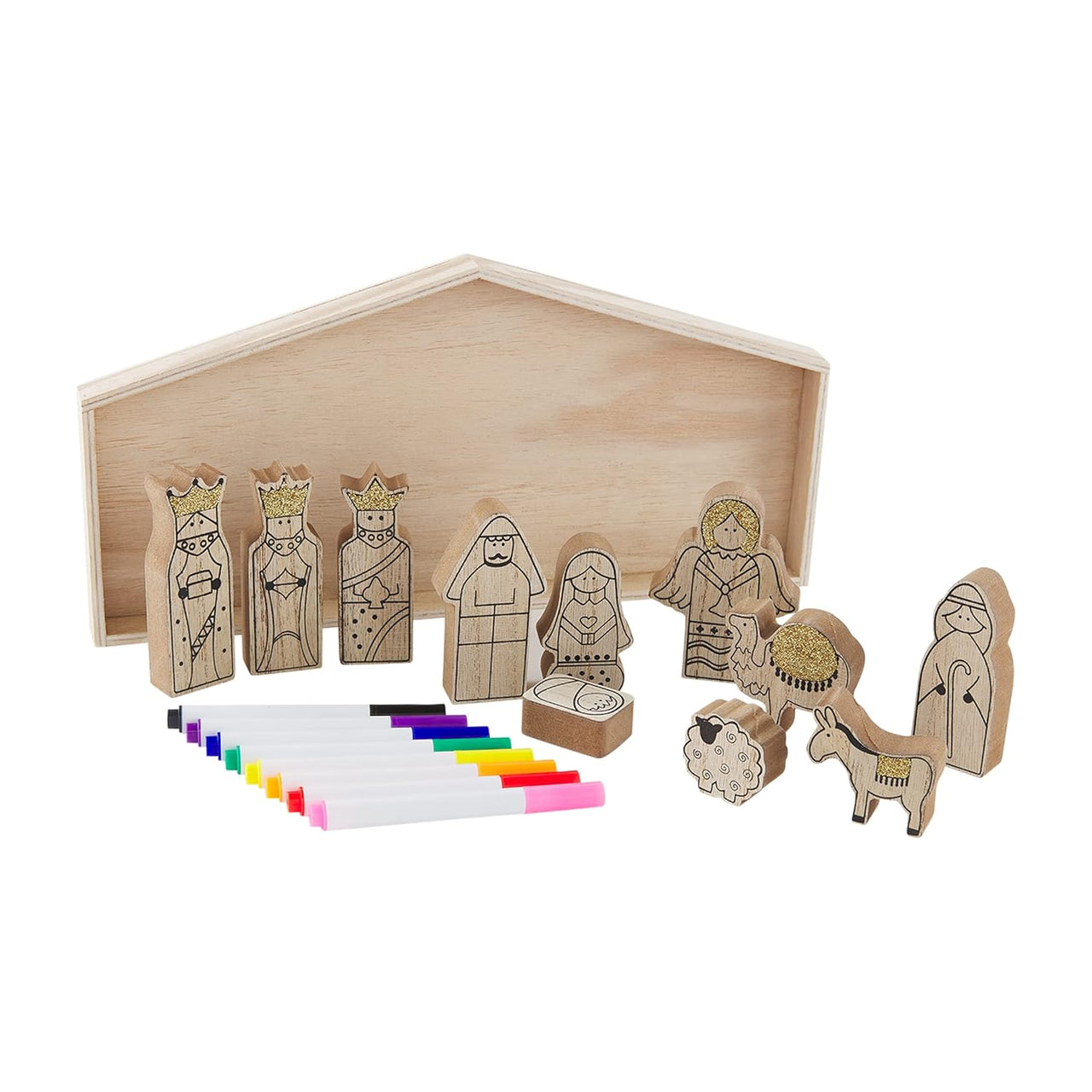 DIY Wood Nativity Set