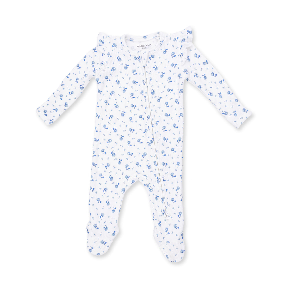 2 Way Ruffle Sleeve Zipper Footie | Joli Rosette