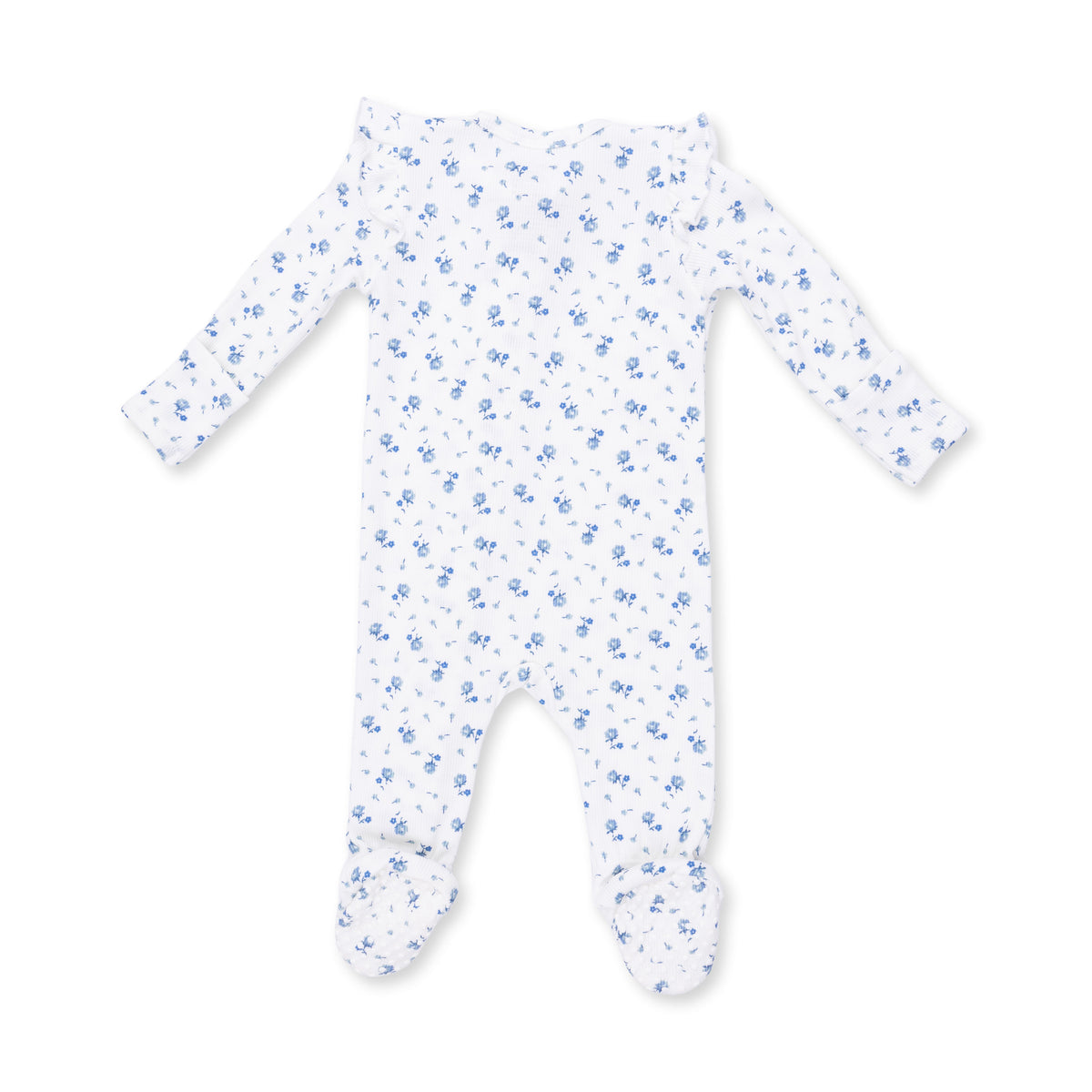 2 Way Ruffle Sleeve Zipper Footie | Joli Rosette