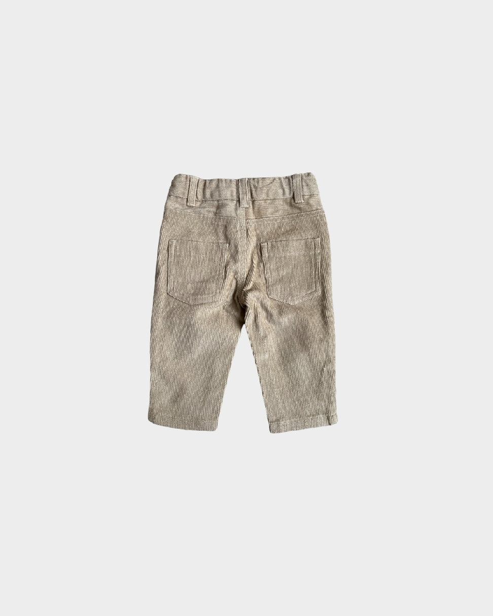 Boy's Corduroy Pant | Beige **FINAL SALE**