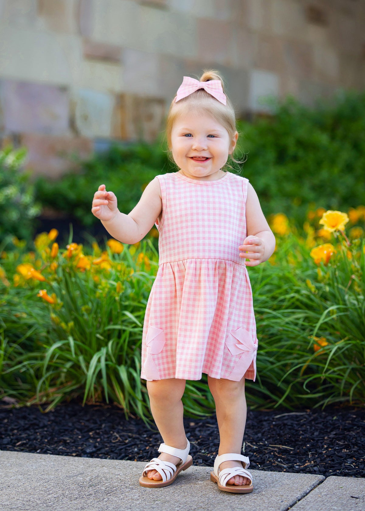 Pink Plaid Perfection Hair Clip