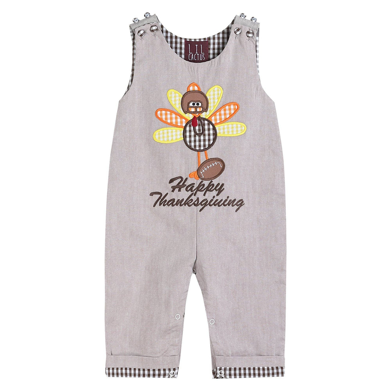 Happy Thanksgiving' Turkey Overalls