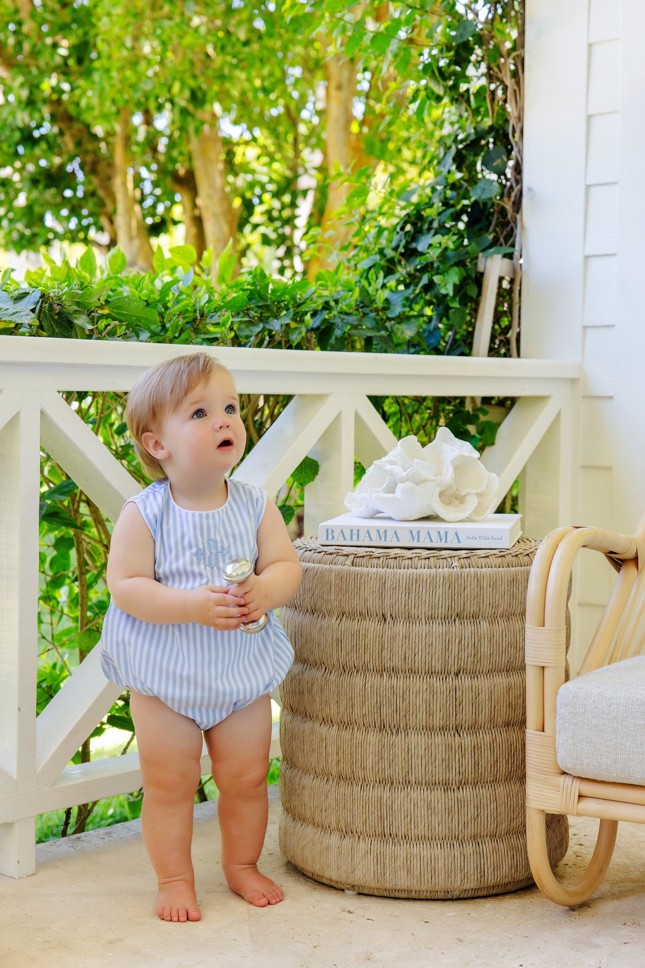 Benjamin Bubble | Beale Street Blue Stripe with Worth Avenue White ** FINAL SALE **