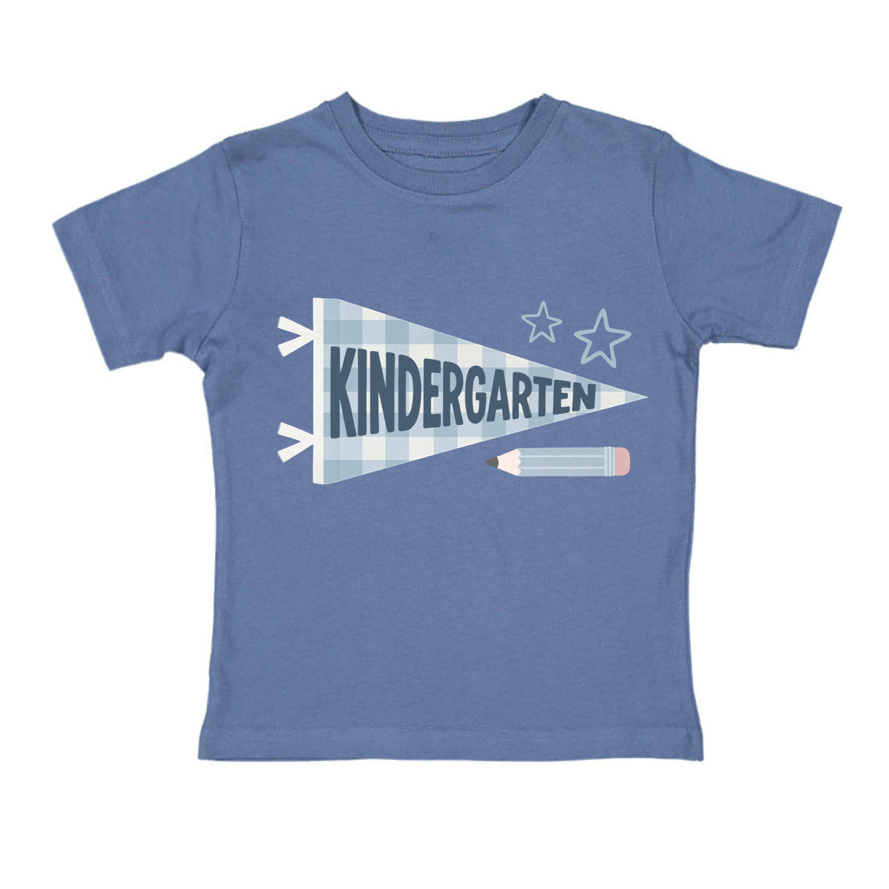 Boy's Kindergarten Pennant Short Sleeve T-Shirt