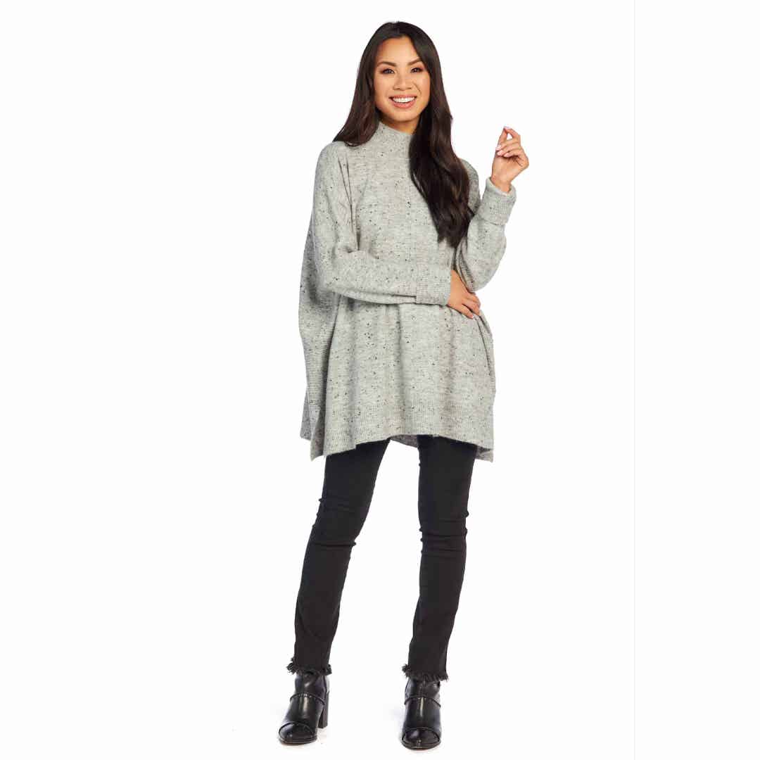 Jenni Knit Sweater | Gray