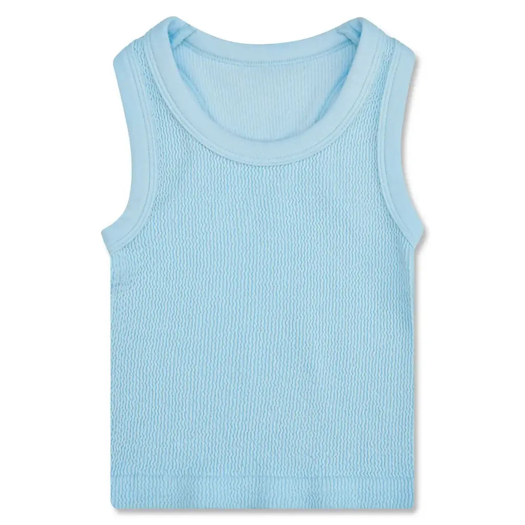 Smocked Racerback Tank Top