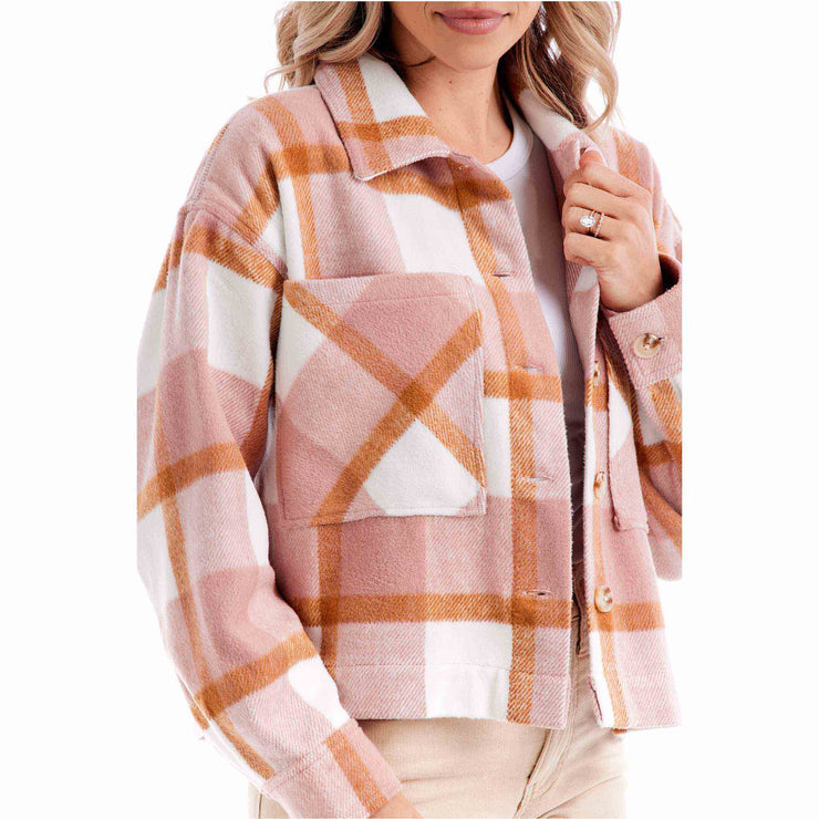 Maverick Pink Plaid Jacket **FINAL SALE**