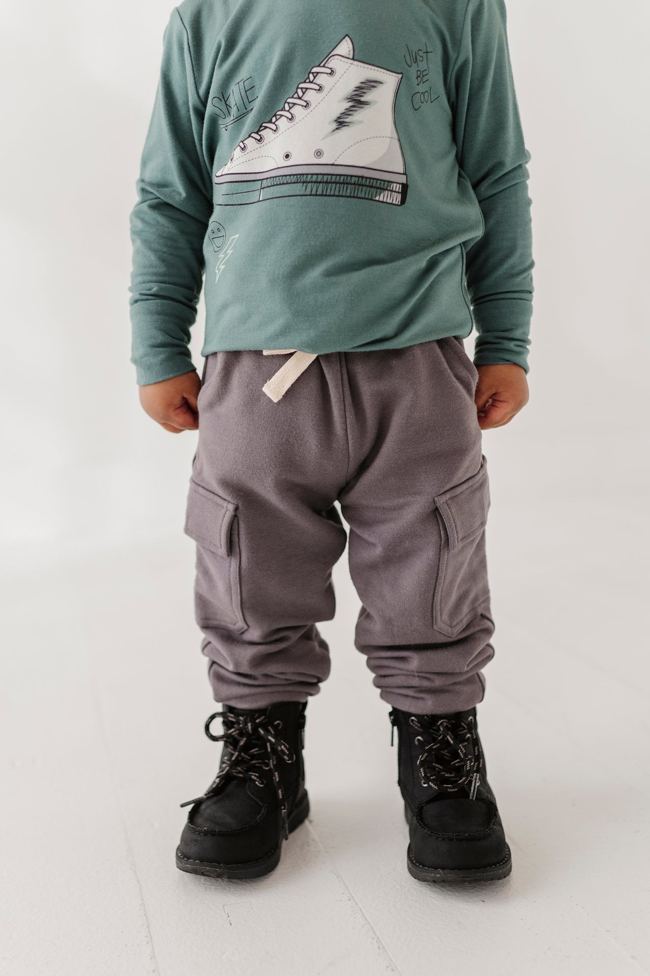 Boy's Cargo Pant | Tornado Gray