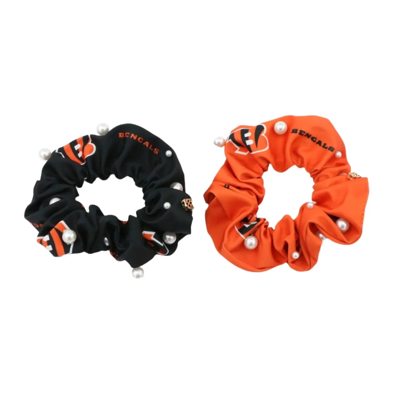 Cincinnati Bengals Black and Orange Dual Srunchie