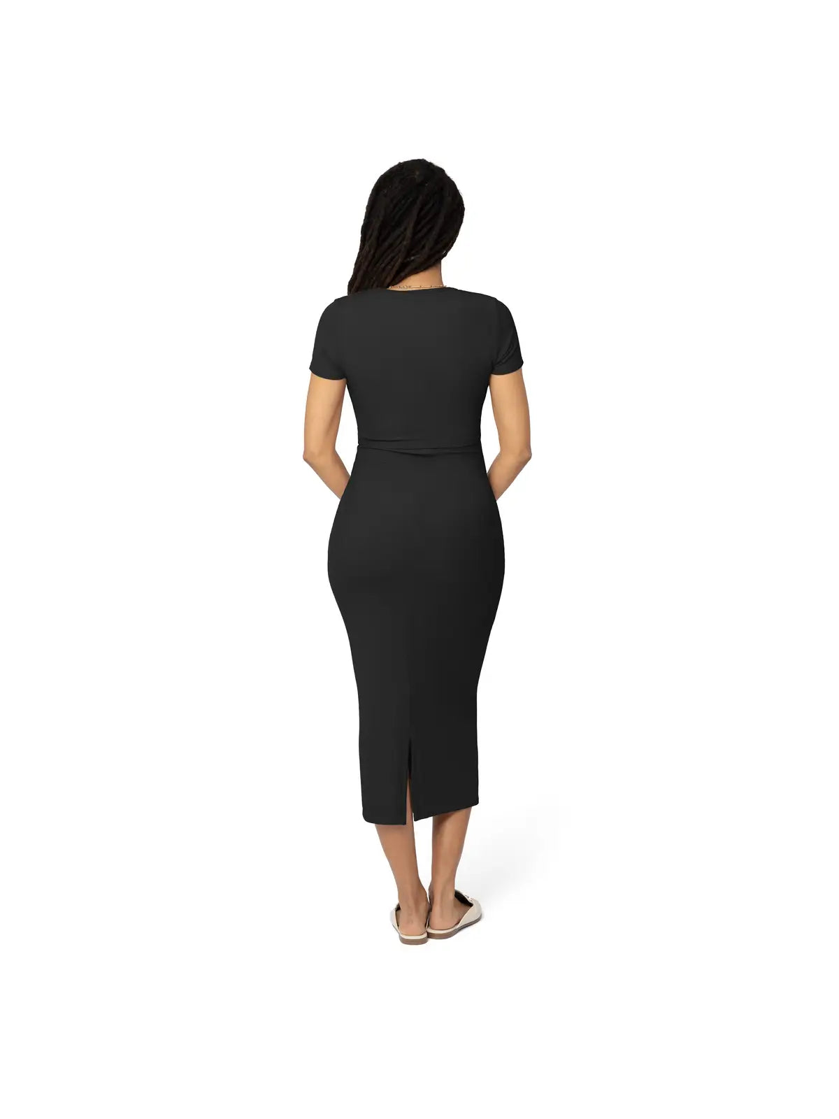 Bamboo Ribbed 2-in-1 Nursing Dress