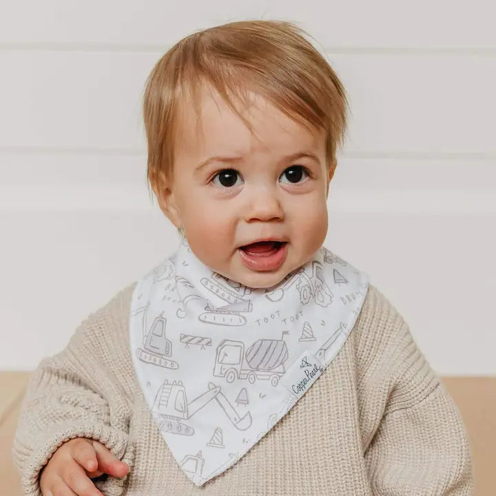 4 Pack Baby Bandana Bibs - Gage