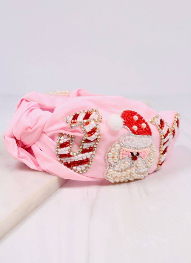 Christmas Joy Headband | Pink