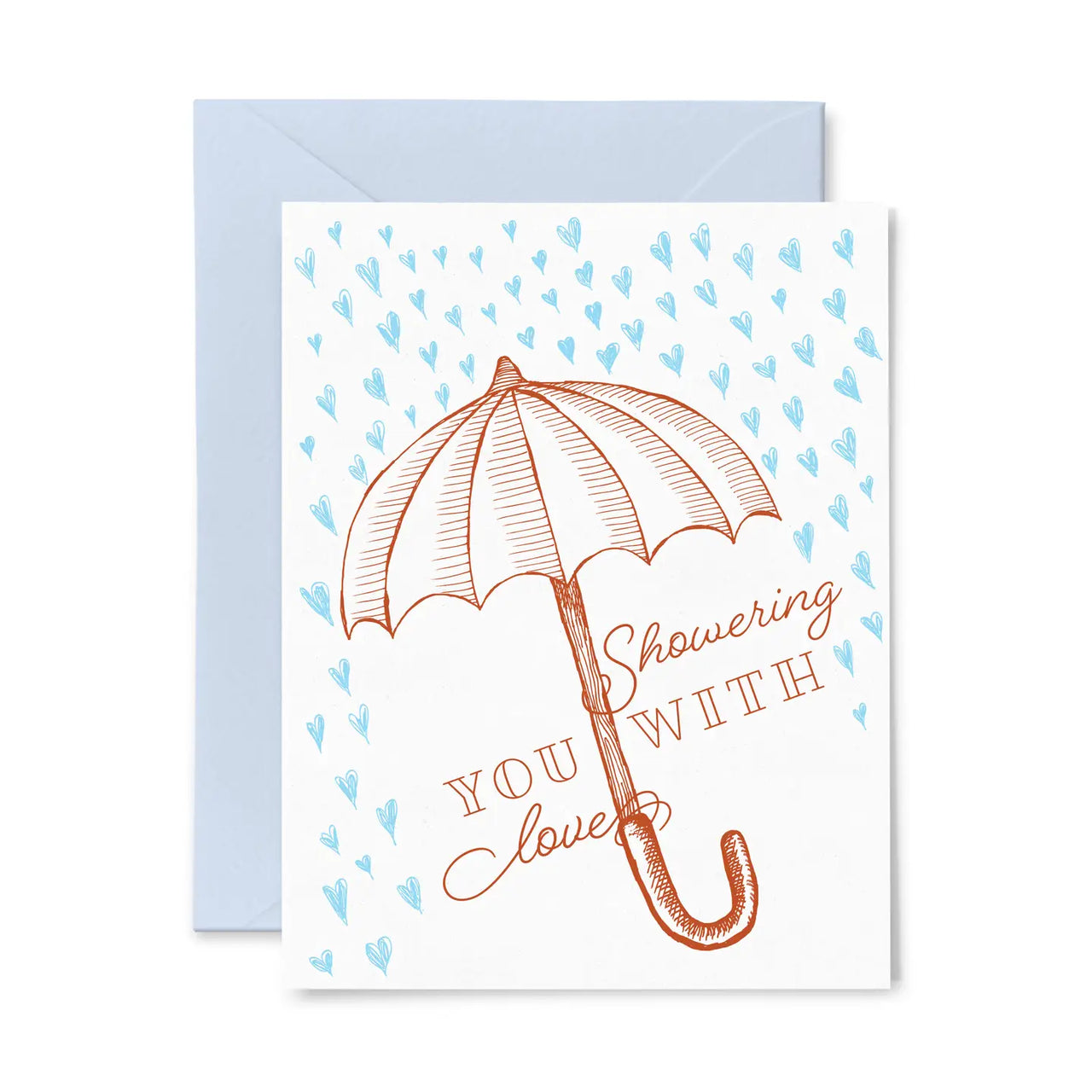 Showering Love Greeting Card