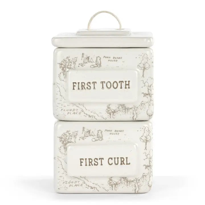 First Tooth and Curl Keepsake Box