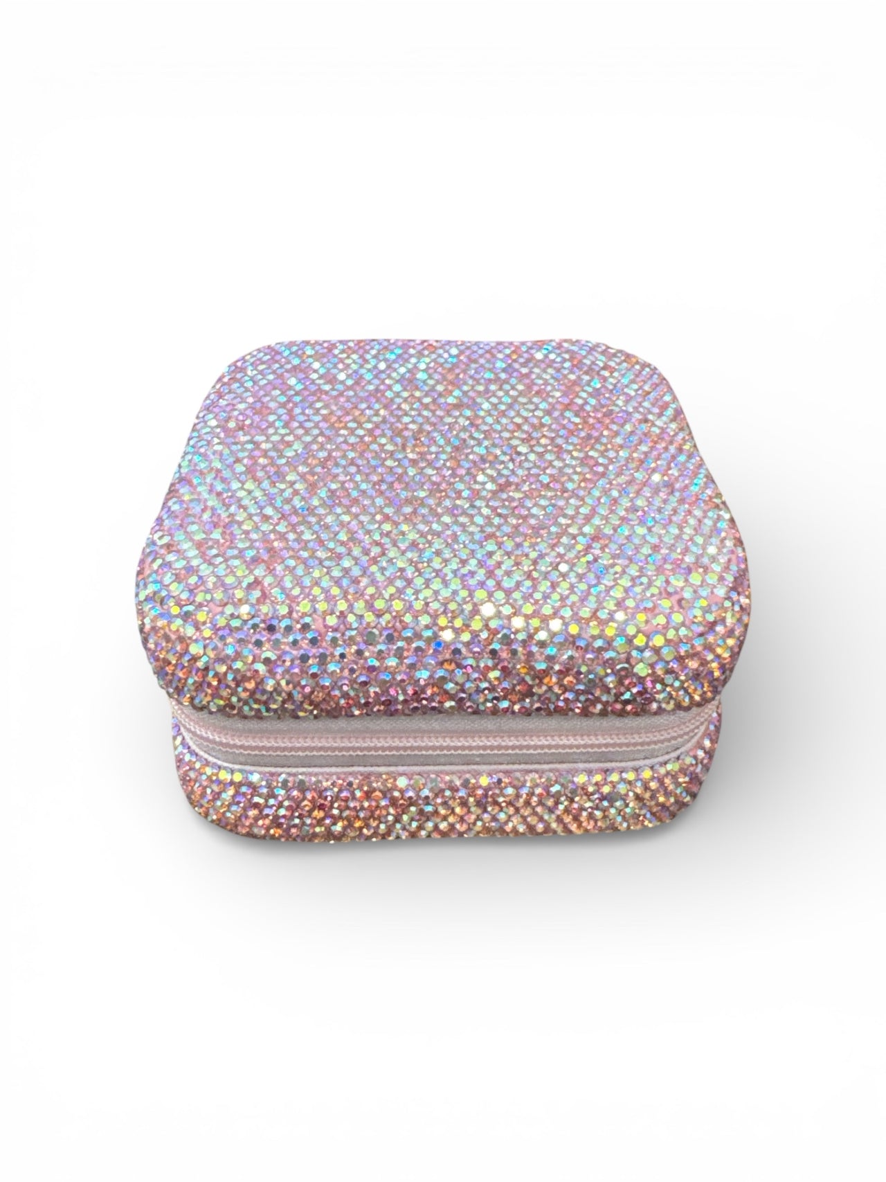 Small Travel Crystallized Jewelry Box