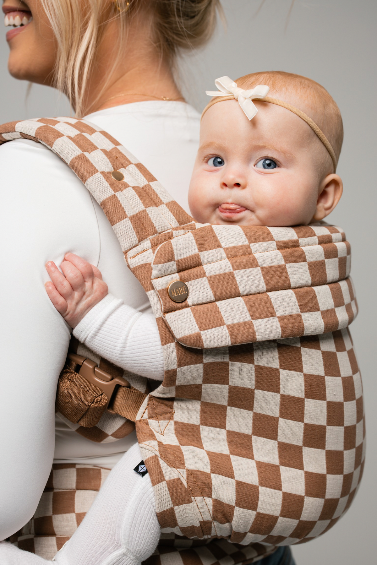 The Monarch Baby Carrier | Mocha Check
