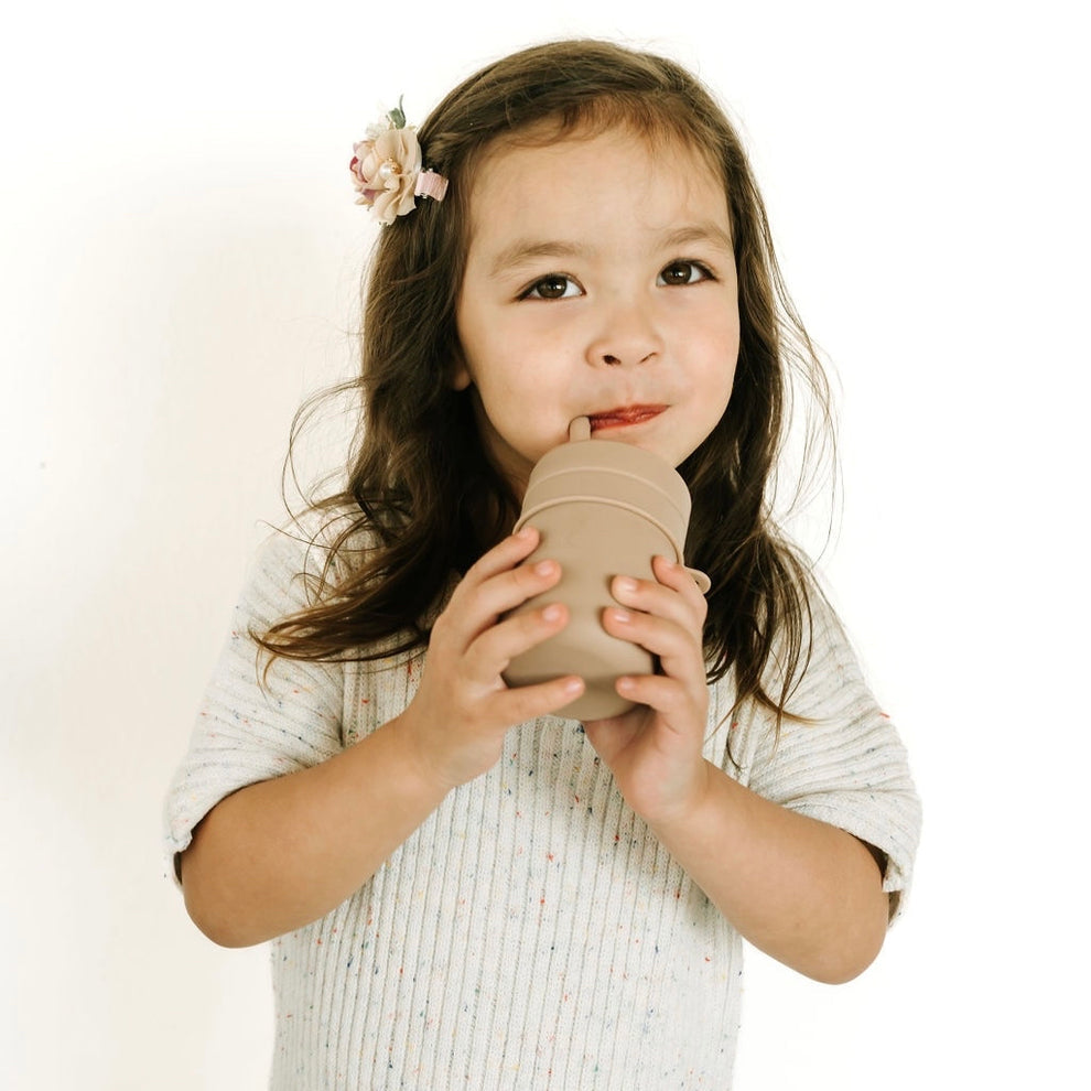 Silicone Transitional Straw Cup | Fawn